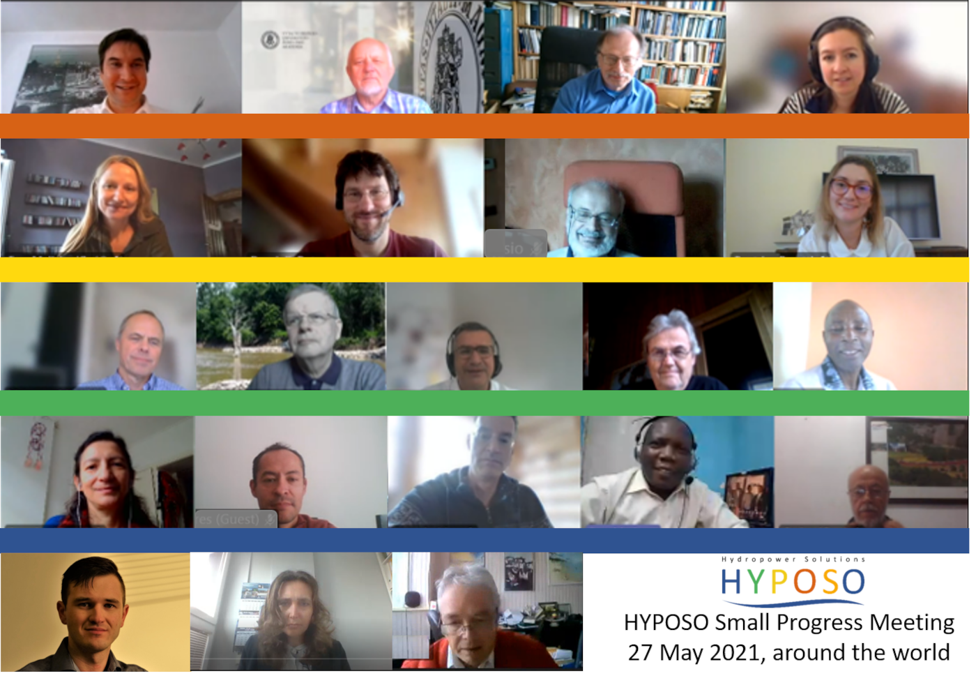 HYPOSO - participants à la petite réunion de progrès